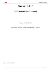 TPM SmartPAC SPC-6000 User Manual