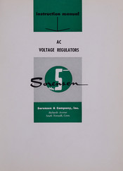 Sorensen 15000-2S Instruction Manual