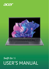 Acer Swift Go 16 User Manual