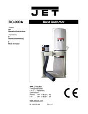 Jet DC-900A-M Operating Instructions Manual