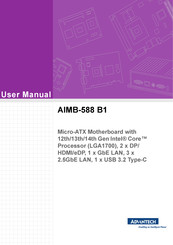 Advantech AIMB-588 B1 User Manual