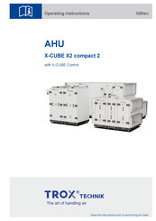 Trox Technik X-CUBE X2 compact 2 Operating Instructions Manual