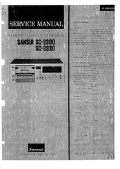 Sansui SC-3300 Service Manual