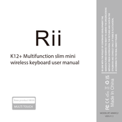 Rii RT-MWK12 User Manual