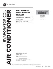 GE NCCC24BT4 Owner's Manual & Installation Instructions