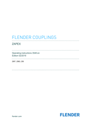 FLENDER ZAPEX ZIB Operating Instructions Manual