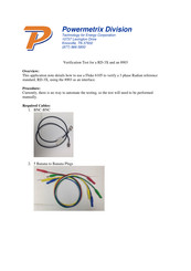 PowerMetrix Powermaster RD-3X Procedure