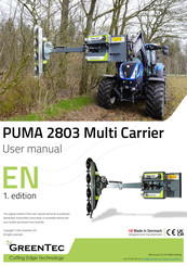 GreenTec PUMA 2803 Multi Carrier User Manual