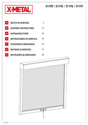 X-METAL 51197 Assembly Instructions Manual
