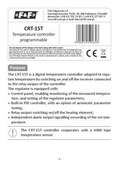 F&F CRT-15T Manual