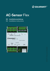 solarwatt AC-SENSOR FLEX Installation Instructions Manual