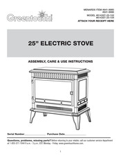 Greentouch 6143ST-25-102 Assembly / Care & Use Instructions