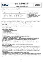Ocean BCB 2731 TNF E A+ Service Manual