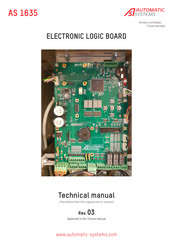 Automatic Systems AS 1635 Technical Manual