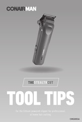 Conair MAN CMG88SA Tool Tips