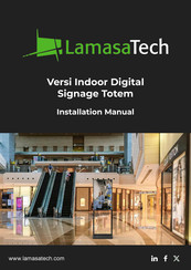 LamasaTech Versi Indoor Digital Signage Totem Installation Manual
