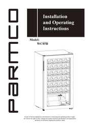 Parmco WC85B Installation And Operating Instructions Manual