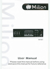 Milion M1001 User Manual