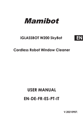 mamibot iGLASSBOT W200 SkyBot User Manual