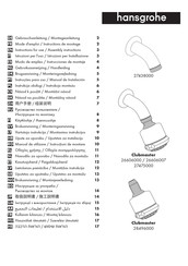 Hans Grohe Clubmaster 26606000 Instructions For Use/Assembly Instructions