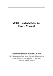 Biolight Meditech M800 User Manual