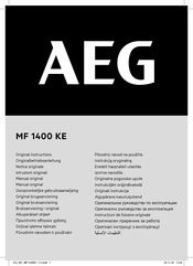 AEG MF 1400 KE Original Instructions Manual
