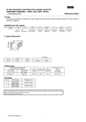 Murata GQM1885C1H300GB01D Reference Sheet