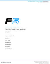 Digital Control DIGITRAK FALCON F5 SUB-K REBAR User Manual