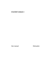 AEG FAVORIT 89020 I User Manual