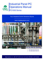 Maple Systems PC1321BPH Operation Manual