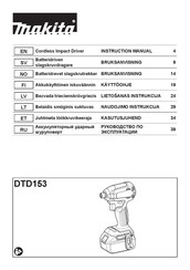 Makita DTD153SF Instruction Manual