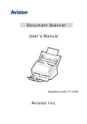 Avision FF-2303B User Manual