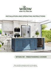 Willow WT60CCW Installation And Operating Instructions Manual
