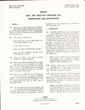 Bell System Practices 2682 Service Manual