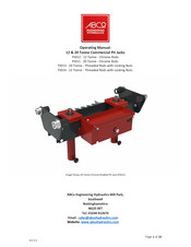 abco PJ013 Operating Manual