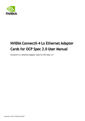 Nvidia MCX4411A-ACQN User Manual