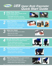 Nustep UE8 Quick Start Manual
