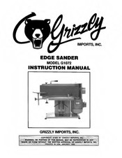 Grizzly G1072 Instruction Manual