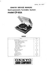 Onkyo CP-60A Service Manual