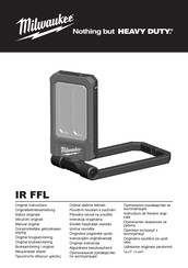 Milwaukee IR FFL Original Instructions Manual