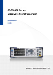 SIGLENT TECHNOLOGIES SSG5083A User Manual