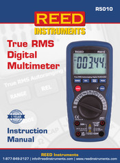Reed Instruments R5010 Instruction Manual