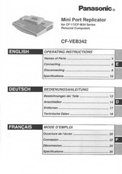 Panasonic CF-VEB342 Operating Instructions Manual
