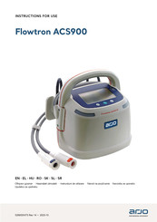 Arjo Flowtron ACS900 Instructions For Use Manual