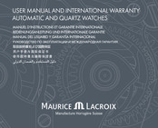 Maurice Lacroix ML132 User Manual