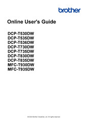 Brother DCP-T830DW Online User's Manual