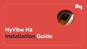 HyVibe H2 Installation Manual