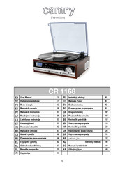 camry Premium CR 1168 User Manual