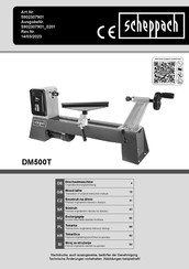 Scheppach DM500T Translation Of Original Instruction Manual