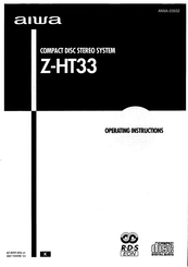Aiwa Z-HT33 Operating Instructions Manual